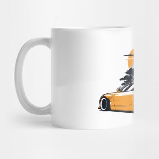 Yellow RX7 Widebody Mug